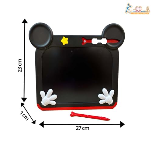 Image of Mickey Disney LCD Writing Magic Tablet 9 Inch, Electronic Drawing Pad for Kids, Toddler Travel Doodle Board, Preschool Early Education Toy, Birthday Gift for Boys & Girls 3-9 Years (Red)