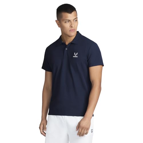 Camiseta polo para hombre de estilo casual de Messi, camisa con cuello y logo, ajuste cómodo miniatura 1