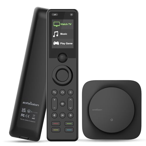Image of SofaBaton X1S Universal Remote, All in One Universal Remote Control with Hub & APP, One-Touch Activities, Compatible with 60+Devices, IR/Bluetooth/WiFi/Alexa/Google Assistant, Raise to Wake