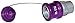 Dixon R-TN-P 3/4" Violet Female NPT R-Series Transmission with Plug, 0.75" ID, Anodized Aluminum