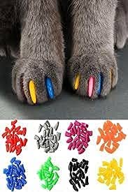 Woofy 20 Pcs Cat Nail Caps, Colorful Pet Cat and Dog Soft Claws Nail Covers for Cat Claws with Glue and Applicators (Color May Vary) (Small) (B09FZ7RVTN) Amazon Price History, Amazon Price Tracker