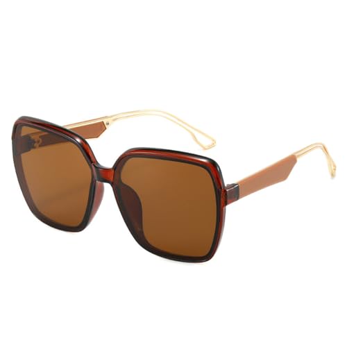 Lunettes de soleil carrées surdimensionnées rétro pour hommes et femmes au style vintage unique