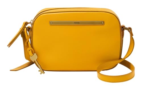 Bolso bandolera Fossil Liza en amarillo mostaza para dar color a tu día a día con estilo