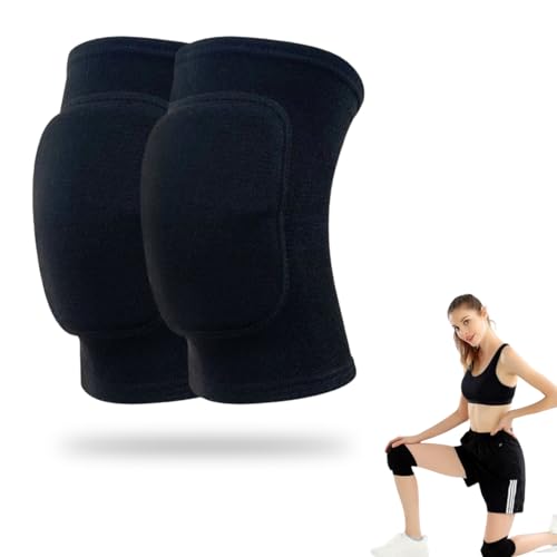 Yuqilin 1 Paar knieschoner Tanzen Knieschoner Arbeit Knieschutz Yoga Elastizität Volleyball Knieschoner Inliner Erwachsene Kinder Sport Beschützer für Fußball Handball Volleyball Tanzen (S)