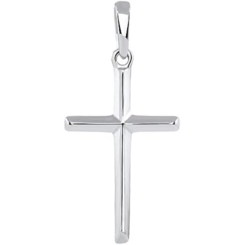 Jewelry America 14K White Gold Cross Pendant Cover