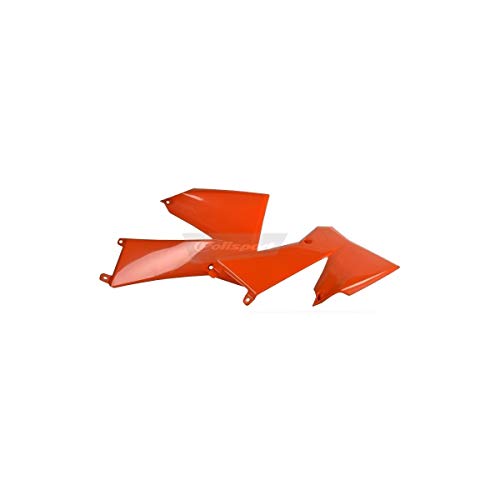 Polisport RAD Covers SX85 06-12 Or : Ouïes de radiateur orange pour moto cross