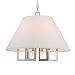 Crystorama Libby Langdon Westwood 6 Light Polished Nickel Chandelier