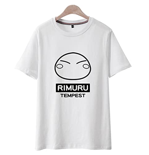 転生したらスライムだった件 リムル Tシャツ 半袖 ティーシャツ カットソー 大きいサイズ プリント カジュアル リムル·テンペスト アニメウエア 学生用 大人用 青少年 レディース メンズ 夏服 通勤 通学 XL