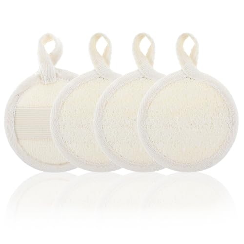 Mabor 4 almohadillas exfoliantes para la cara, almohadillas exfoliantes faciales, masajean los poros y limpian los puntos negros sin dañar la piel, para mujeres y hombres
