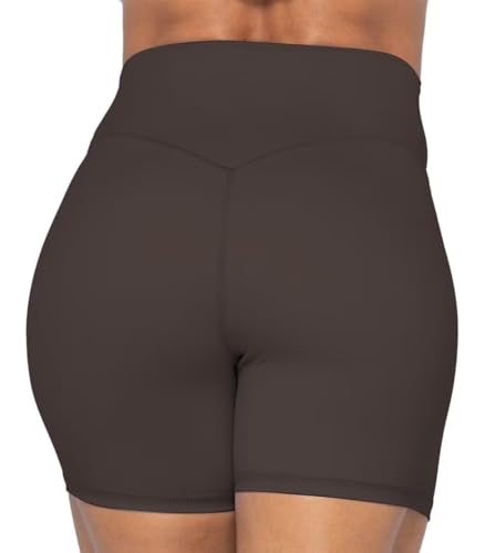 Image of Sunzel No Front Seam High Waist Biker Shorts for Women, Squat Proof Yoga Workout Gym Bike Shorts | 3, 5 Or 8-Inch Inseam, High Waisted, Tummy Control, No Front Seam, Buttery Soft, Compression Fit, Squat Proof