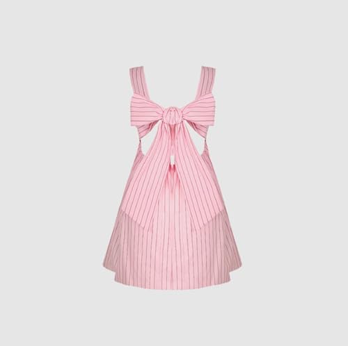 Image of Women Y2K Tie Shoulder Mini Dress Bow Babydoll Ruffle Short Dress Summer Boho Floral Flowy Beach Sundress