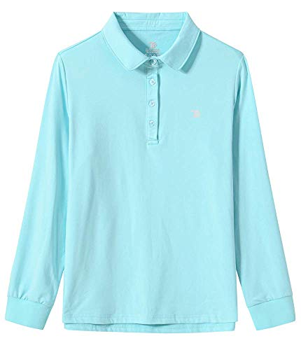 AIRIKE Golf Polo Shirts for Women Long Sleeve Colourful Quick-Dry Workwear