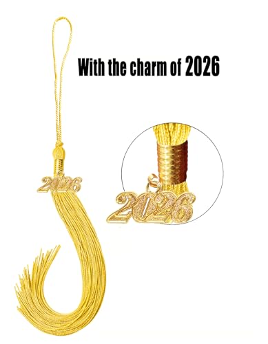 Image of Unisex Matte Graduation Cap and Gown 2026 with Tassel for High School and College Graduation