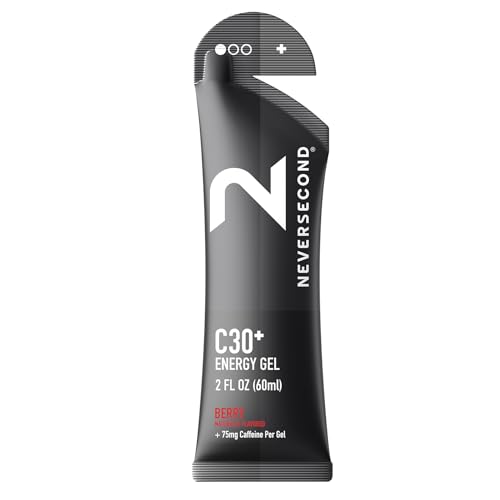 Neversecond C30+ Energy Gel + Caffeine, Performance Nutrition & Hydration,