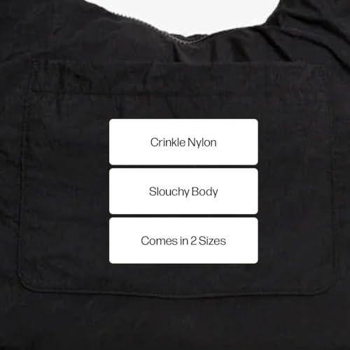 Image of Thread Wallets Slouchy Shoulder Bag for Women - Crescent Sling Purse, Unstructured & Foldable