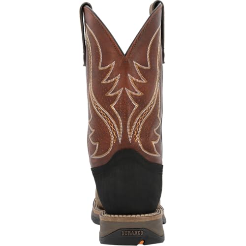 Durango Mens Workin' 11 Inch Slip Resistant Soft Toe Work/Duty - Brown4