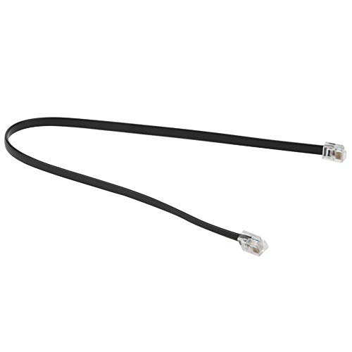 Fdit 2Pcs 1.3ft RJ25 6PIN Patch Sensor Cable, Double Crystal Head Chain Data Cable - Image 2