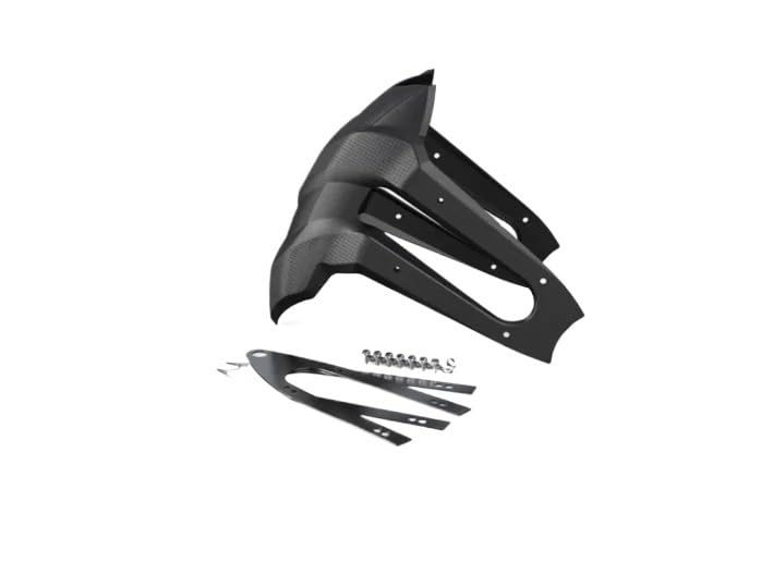 Garde-boue moto universel et extension de protection de roue arrière avec support