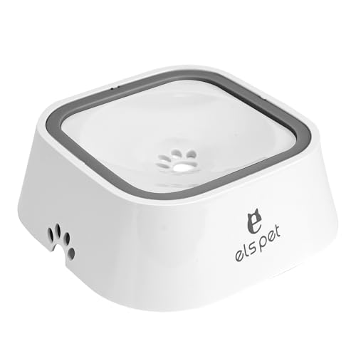 Dog Water Bowl, Splash-Free, No Spill, Anti-Choking Dog Bowl...