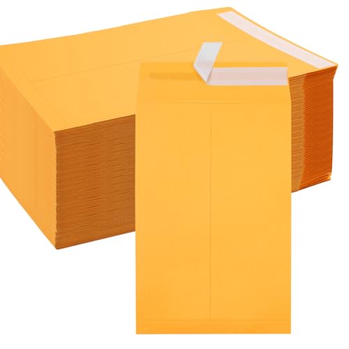 Joyberg 6x9 Envelopes Self Seal, Yellow Envelopes 6x9 Printable, Catalog Mailing Envelopes 6 x 9 Tear Resistant, Kraft Envelope for Mailing Letters, Documents, Photos, Invitation Cards