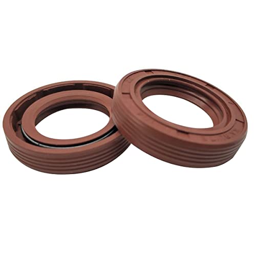 MACHSWON 2PCS Fluorine Rubber Framework Oil Seal 32mmx56mmx8mm FKM Ring Washers TG4 Framework Oil Seal Gasket Fluororubbe Water Sealing Rings Grommets - Image 3
