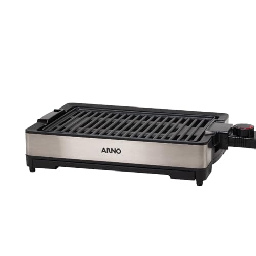 Melhor Churrasqueira Para Apartamento! As 10 Melhores de 2025 9 Churrasqueira Elétrica Arno Mais Sabor e Pouca Fumaça GPRA, Inox e Preta com...