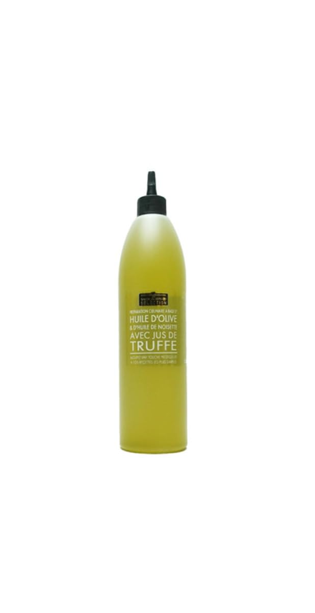 Huile d'Olive et de Noisette au Jus de Truffe Blanche 500ml/Bouteille - Offres de 1, 2 et 3 Bouteilles - Livraison Gratuite France (1 bouteille)