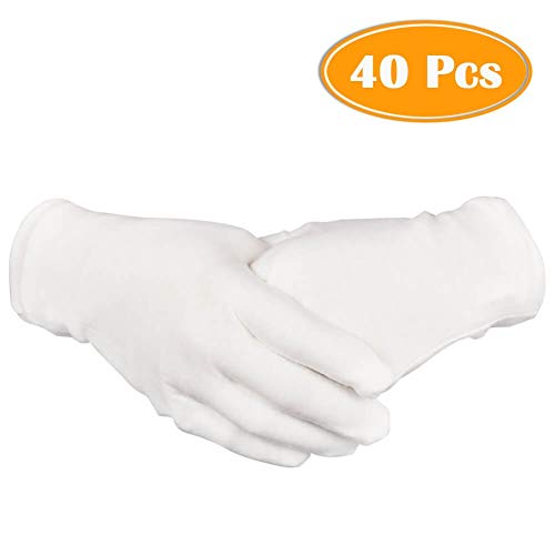 Preisvergleich Produktbild Care Baumwollhandschuhe, Medizinische Zwirnhandschuhe aus 100% Baumwolle zum Schutz der Hände bei trockener Haut, Neurodermitis und Ekzemen20 Paar