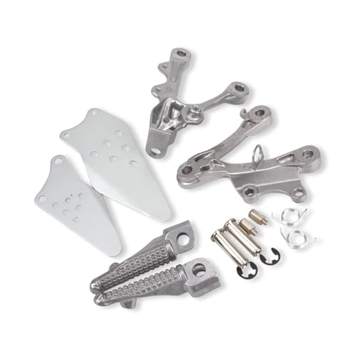Repose-pieds AV&Ant avec kit d'assemblage de support pédale pour moto - 4