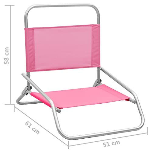 Chaise de plage pliante compacte en acier pour éviter l'encombrement - 3