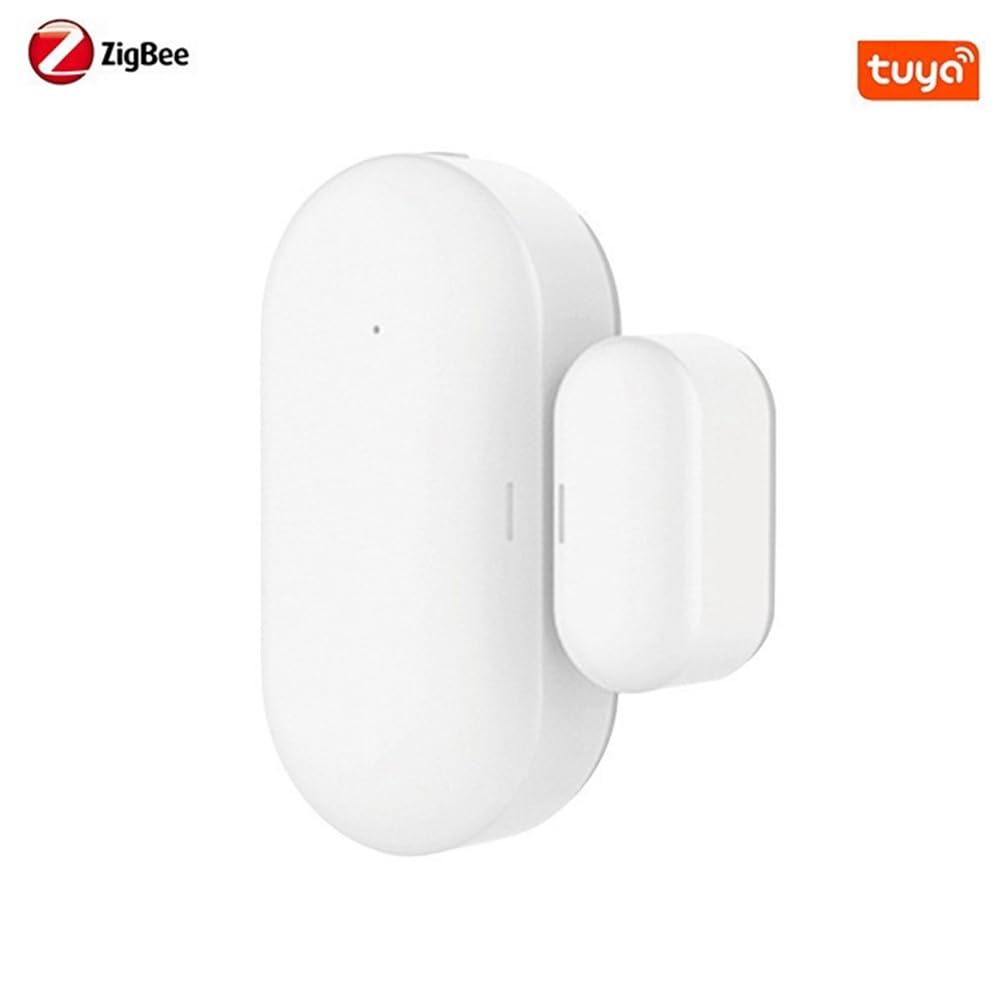 5X Tuya Zigbee Sensor de Puerta Y Ventana Automatización del Hogar Inteligente Protección de Seguridad Aplicación Alarma Control Remoto Empuje en Tiempo Real