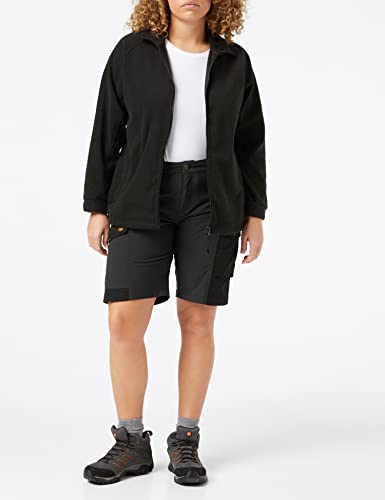 Fjallraven Damen Nikka Curved Trekkingshorts, Schwarz, 38 EU
