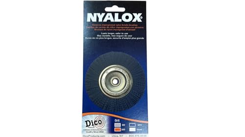 Dico 7200018 Nyalox Wheel Brush 3-Inch Blue 240 Grit