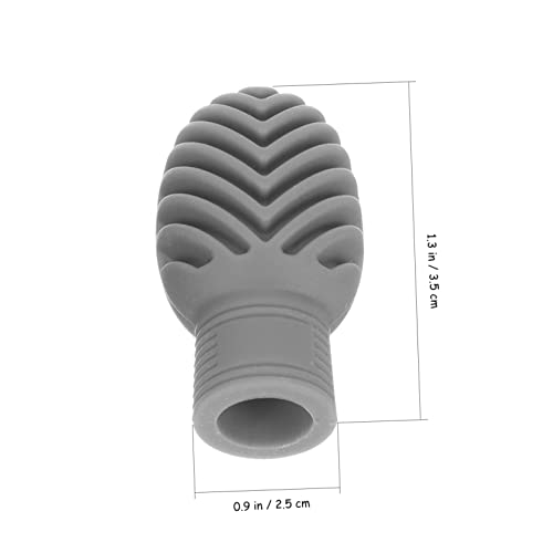 BIUDECO 2 Peças Tampas De Ponta De Baqueta De Silicone Tampas De Baqueta Dicas De Prática De Tambor