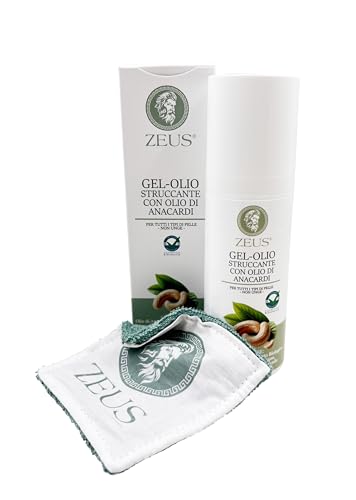 Démaquillant bio ZEUS d'exception à l'huile de cajou et éponge de bambou