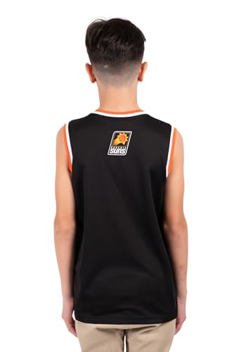 Image of Ultra Game Youth NBA Official Tank Top Mesh Sleeveless Muscle T-Shirt - Black