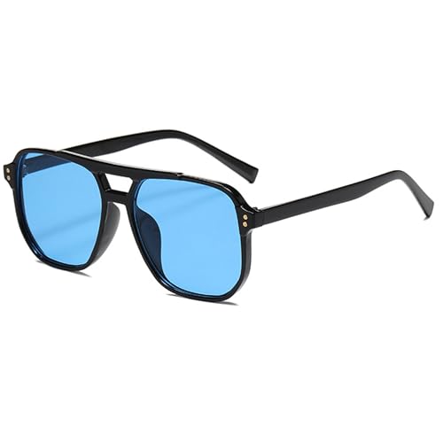 Image of Onrtry Retro Aviator Sunglasses Women Men 70s Vintage Square Frame Sun Glasses UV400 Shades
