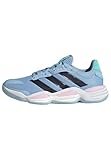 adidas Mujer Stabil 16 Indoor Shoes, Glow Blue/Shadow Navy/Core Black, 46 2/3 EU