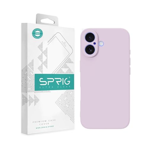 Image of SPRIG Compatible with iPhone 16 Premium FlexTone (TPU) Back Cover Drop Tested Shock Proof Mobile Case for Men, Women, Boys and Girls with Camera Protection (Lavender Purple)