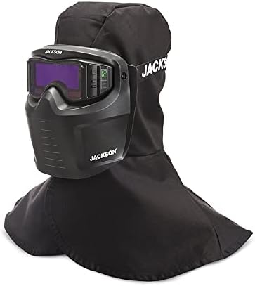 Jackson Safety Rebel ADF Welding Mask, True Color Technology, Wrap Around Protection, ADF System, Flame Resistant, 46200