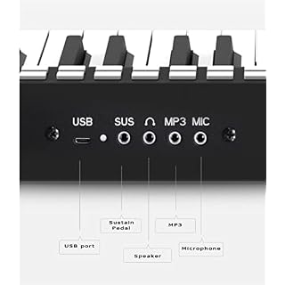Clavier Piano Clavier D’orgue Électronique Portable 61 Touches - Les Beatles, Paul McCartney, John Lennon, RIngo Starr, George Harrison Clavier Piano Clavier D'orgue Électronique Portable 61 Touches – Image 5