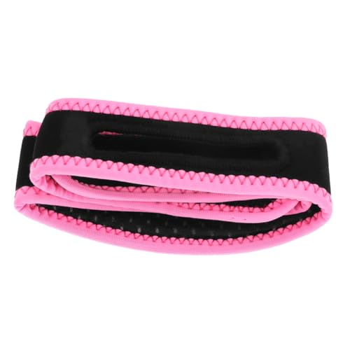 Ceinture de lifting facial Healeved ajustable contre double menton - Lot de 3 noir et rose