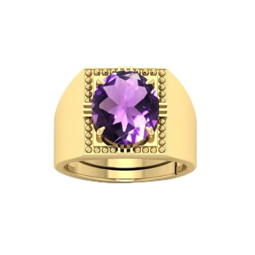 Bague améthyste réglable solution bijou astrologique anti stress universel