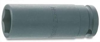 HAZET 900SLG-13 85 mm 6-Point Hexagon Traction Profile Impact Socket - Phosphatised/Oiled, 13 mm (Schlüsselweite) - Image 3