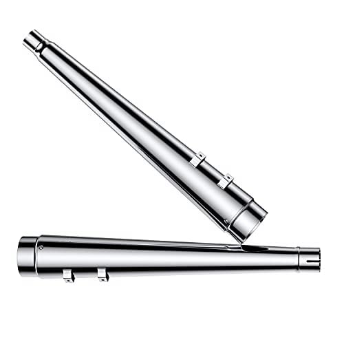 Photo 1 of SHARKROAD Chrome Classic 4.4" Slip Ons Exhaust For Harley Davidson Touring 2017-2023, Fit Street Glide, Road King, Electra Glide 06CC