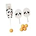 rockible Indoor Panda Hanging Table Tennis Trainer Interactive Toy Practical Portable Equipment for Exercise Kids Adults Children Boys, 5 Balls