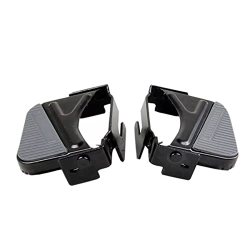 HONMEET 2Sets Sturdy Carbon Steel Stunt Pegs for Mountain Bikes Durable Pedal Accessories with Slip Texture for Enhanced Safety Black