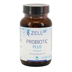 Zell38 Probiotic Plus, dreizehn Bakterienstämme für Darmflora, Verdauung, Abwehrkräfte, Immunsystem und Vitalität, 60 Kapseln hochdosiert