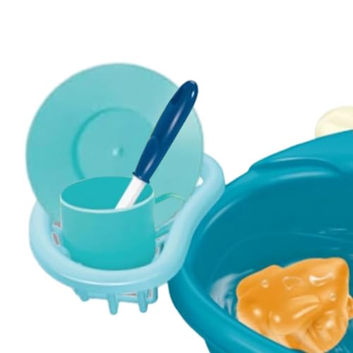 Fregadero infantil para evitar salpicaduras juego sensorial de cocina 6