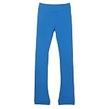 G&F Pantalones Patinaje Artístico sobre Pie Bota Mallas Térmicas para Patinaje sobre Hielo Polainas Pantalones Práctica de Skate (Color : Blue, Size : XXS)